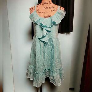 Heart & Crowns Ruffled Dress Size Small